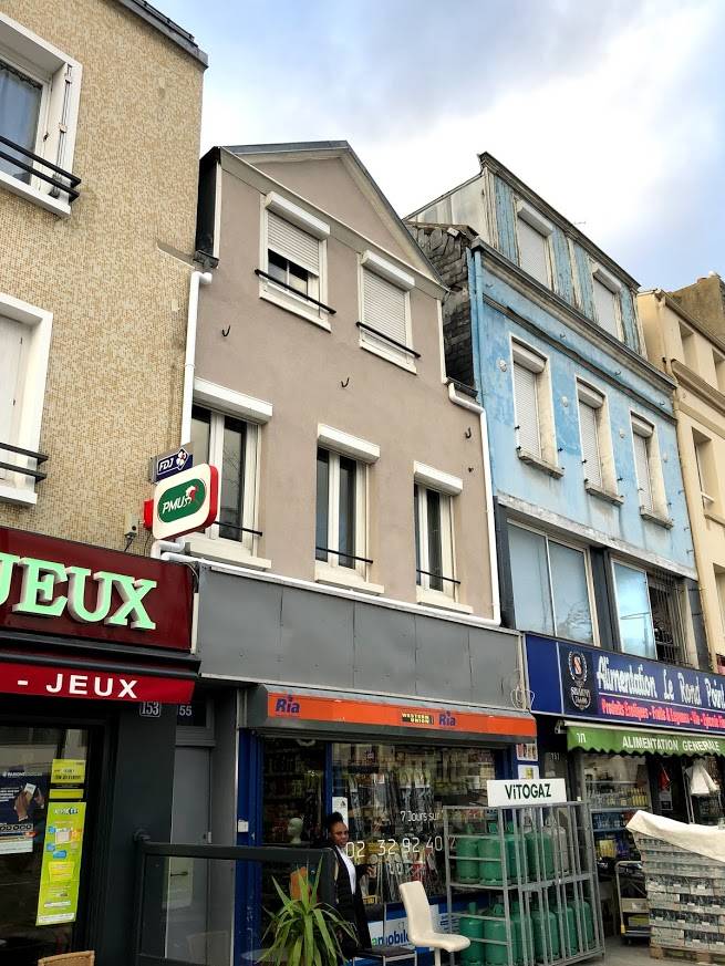 Résultat final de la façade ite + grésé